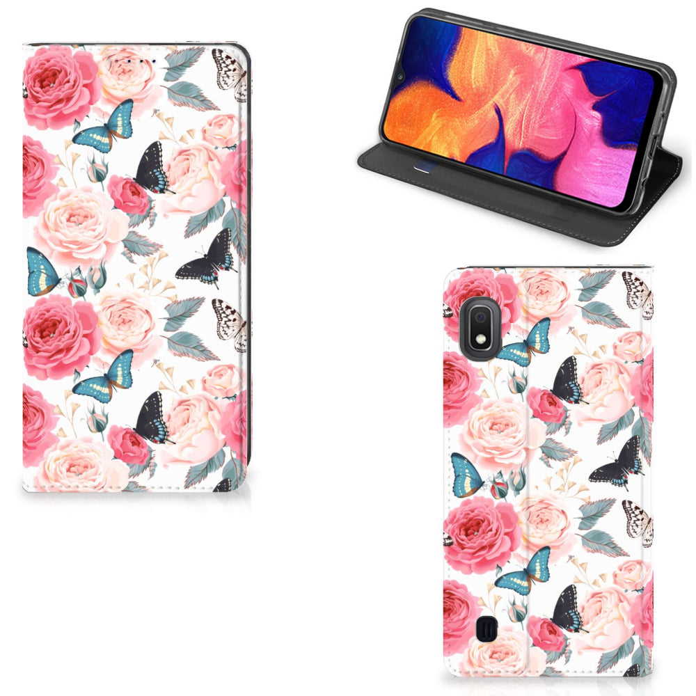 Samsung Galaxy A10 Smart Cover Butterfly Roses