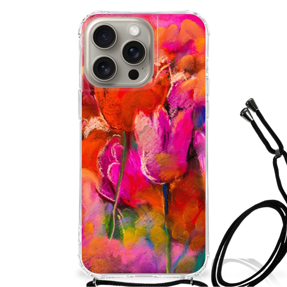 Back Cover iPhone 15 Pro Max Tulips