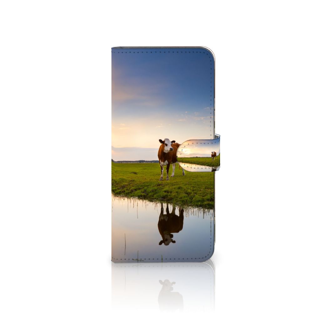 Xiaomi Redmi 10C Telefoonhoesje met Pasjes Koe
