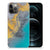 iPhone 12 Pro Max TPU Siliconen Hoesje Marble Blue Gold B2C Telecom
