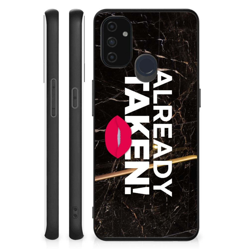 OnePlus Nord N100 Telefoon Hoesje met tekst Already Taken Black