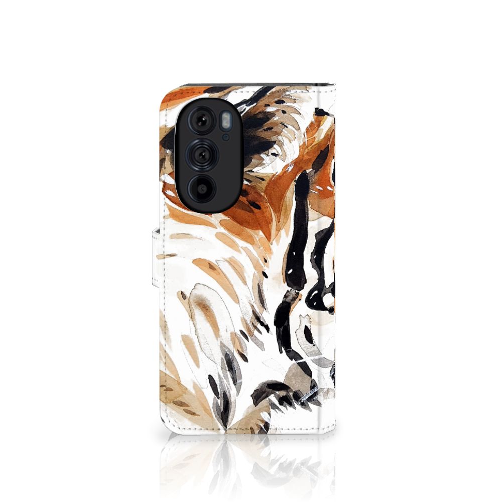 Hoesje Motorola Edge 30 Pro Watercolor Tiger