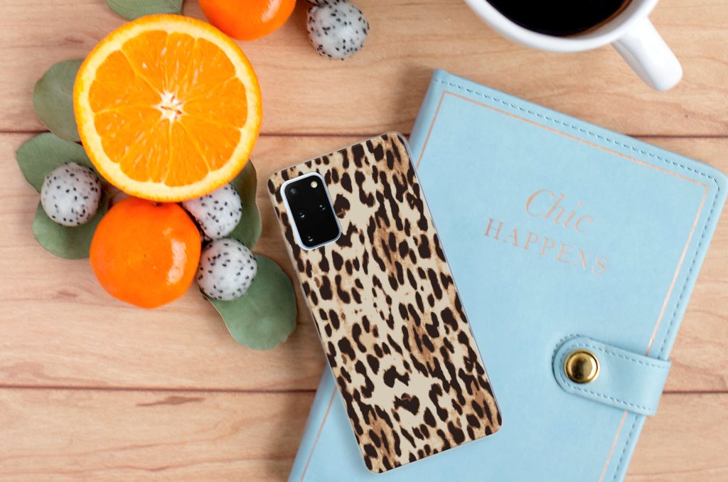 Samsung Galaxy S20 Plus TPU Hoesje Leopard B2C Telecom