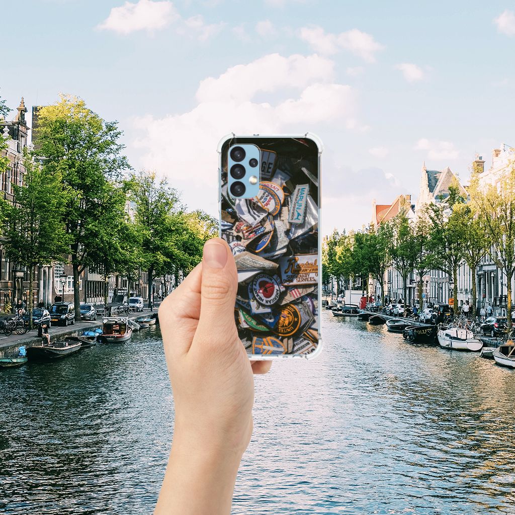 Samsung Galaxy A13 (4G) Anti-shock Hoesje met foto Badges B2C Telecom