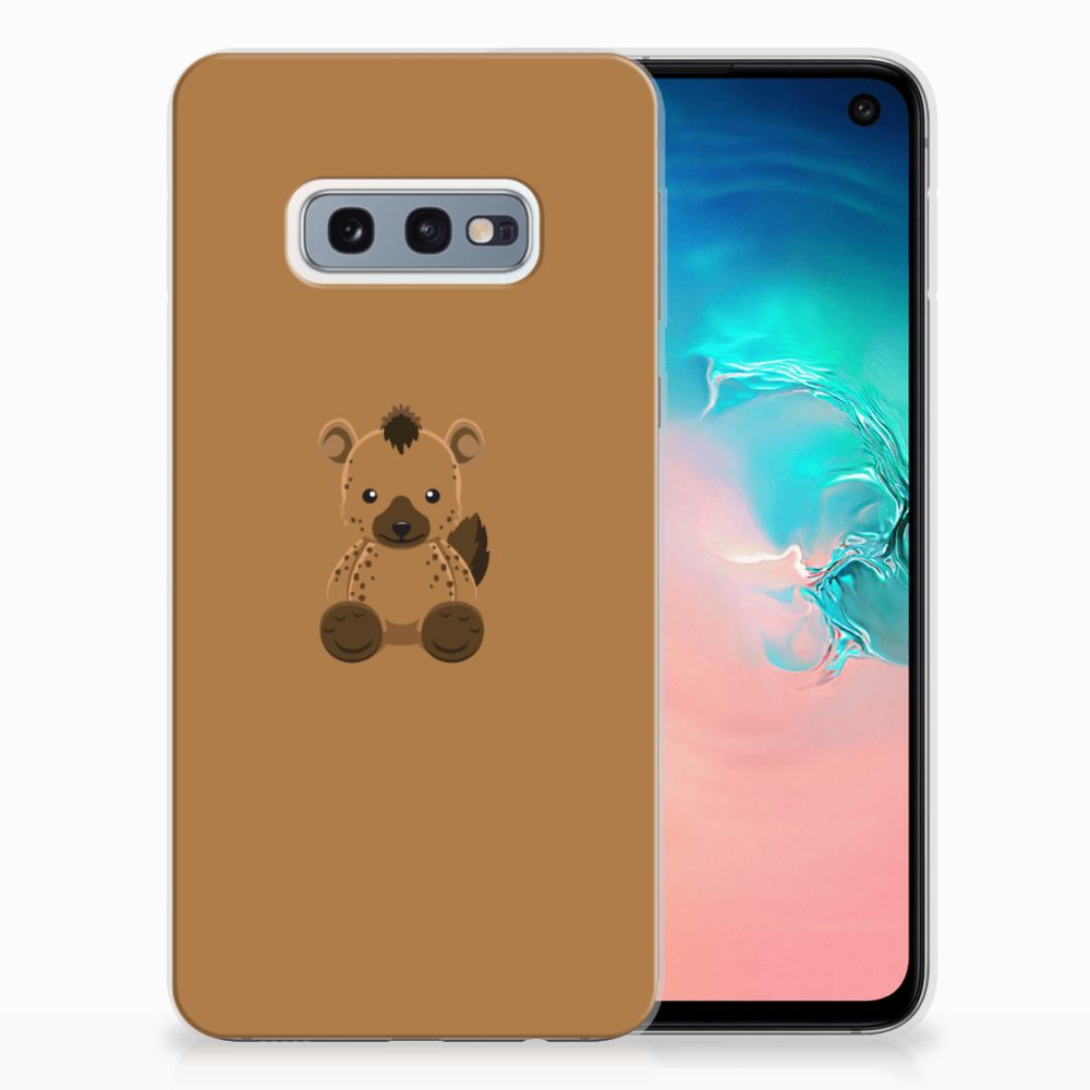Samsung Galaxy S10e Telefoonhoesje met Naam Baby Hyena