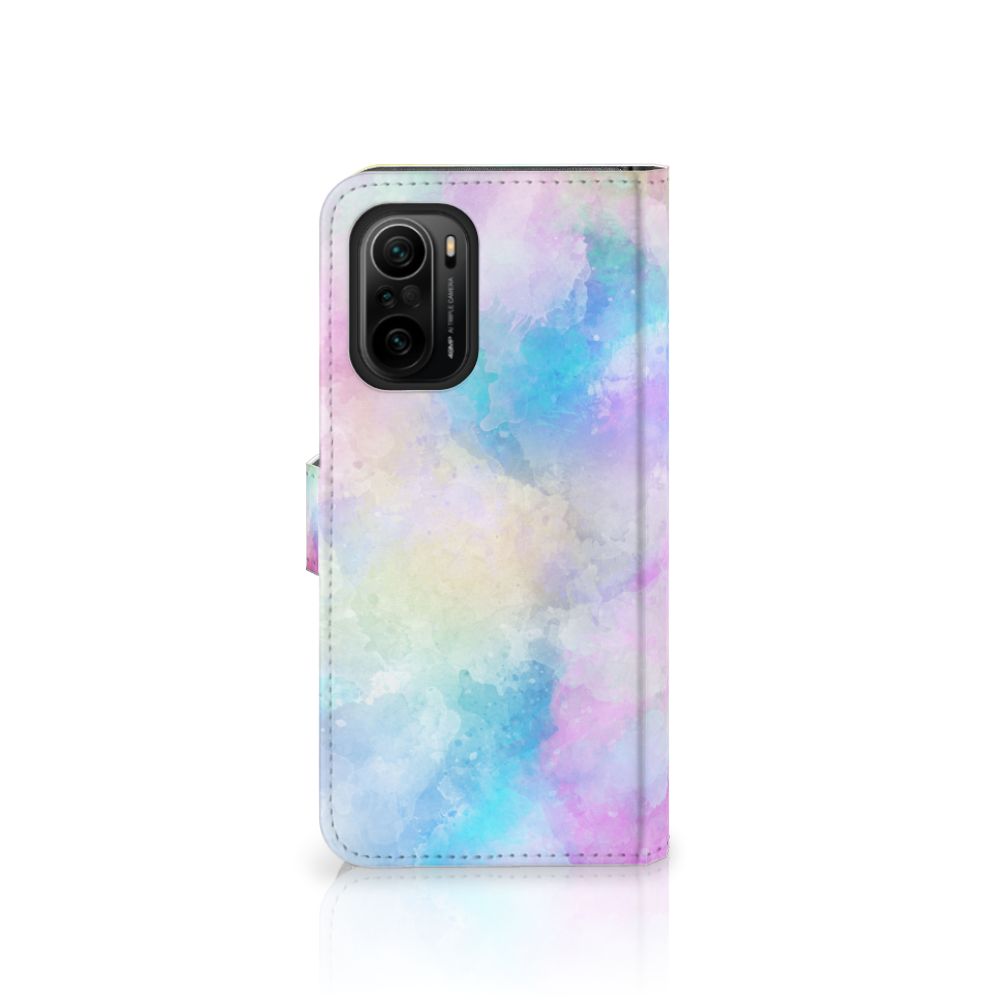 Hoesje Poco F3 | Xiaomi Mi 11i Watercolor Light met pastelkleuren en unieke watercolor print.