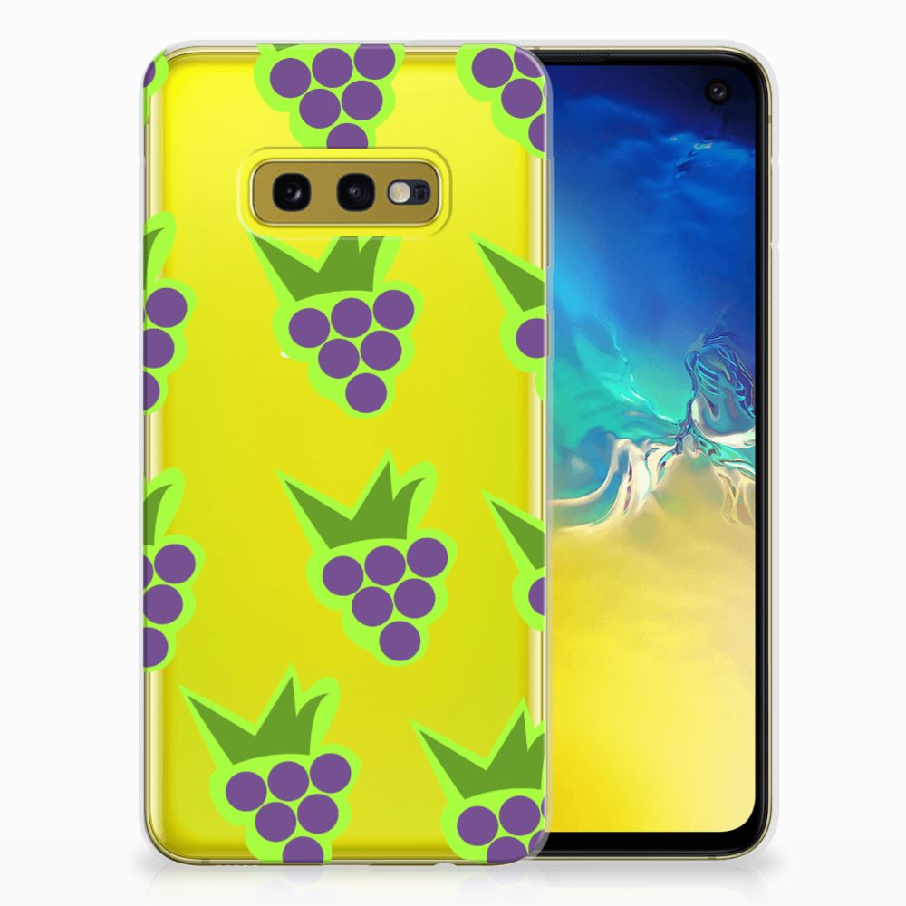 Samsung Galaxy S10e Siliconen Case Druiven