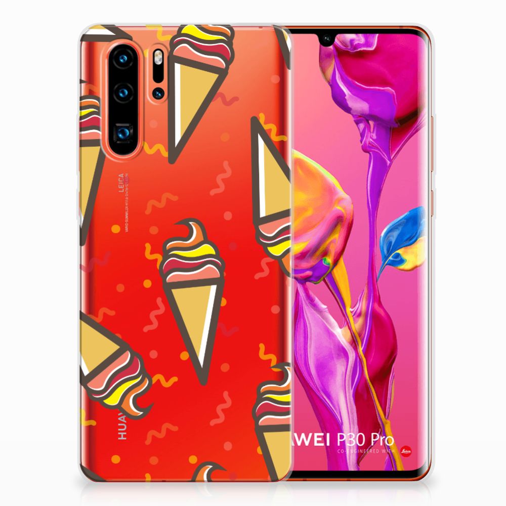 Huawei P30 Pro Siliconen Case Icecream