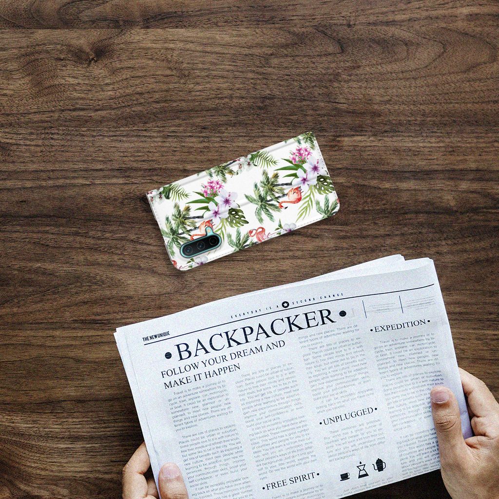 OnePlus Nord CE 5G Hoesje maken Flamingo Palms - B2C Telecom