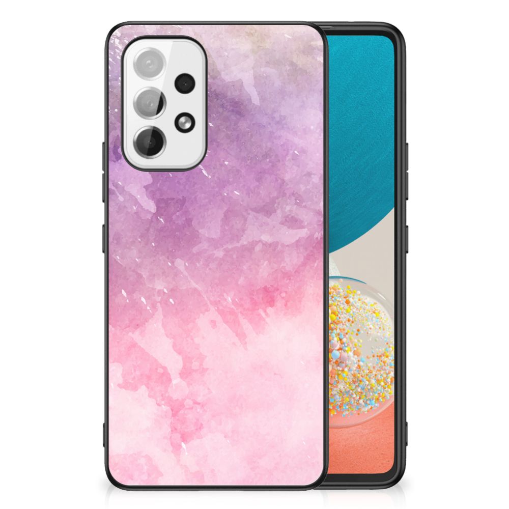 Kleurrijke Telefoonhoesje Samsung Galaxy A53 Pink Purple Paint