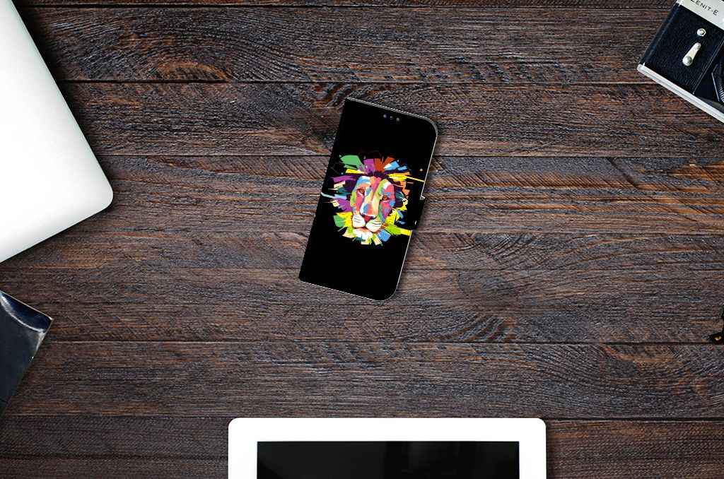 iPhone 14 Pro Leuk Hoesje Lion Color