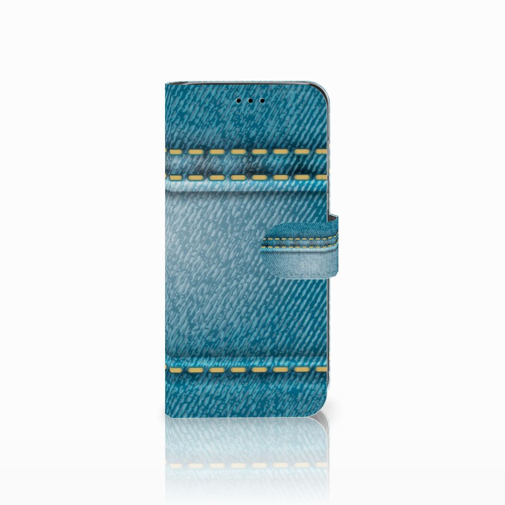 Huawei P20 Lite Wallet Case met Pasjes Jeans