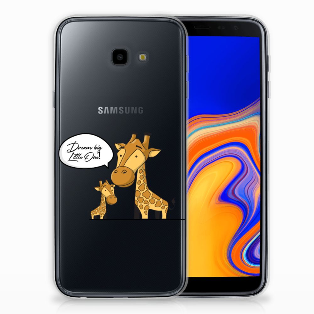 Samsung Galaxy J4 Plus (2018) Telefoonhoesje met Naam Giraffe