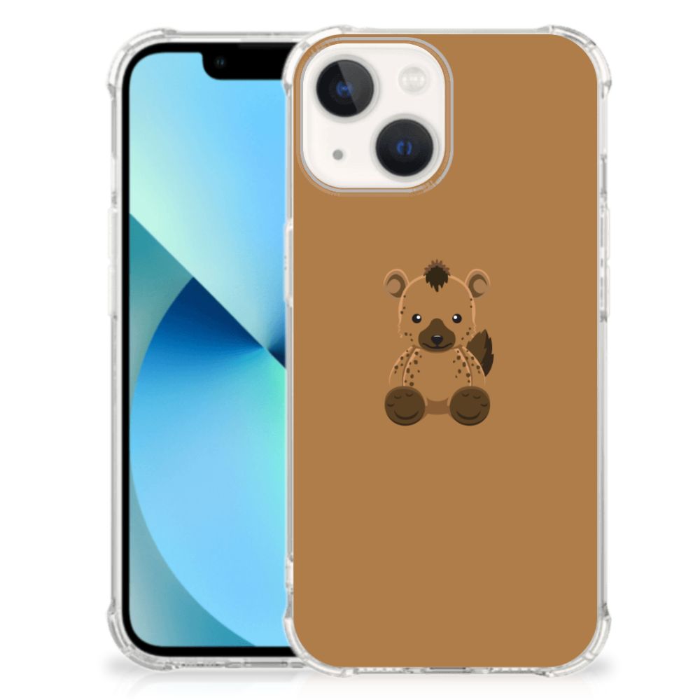 iPhone 13 mini Stevig Bumper Hoesje Baby Hyena - B2C Telecom