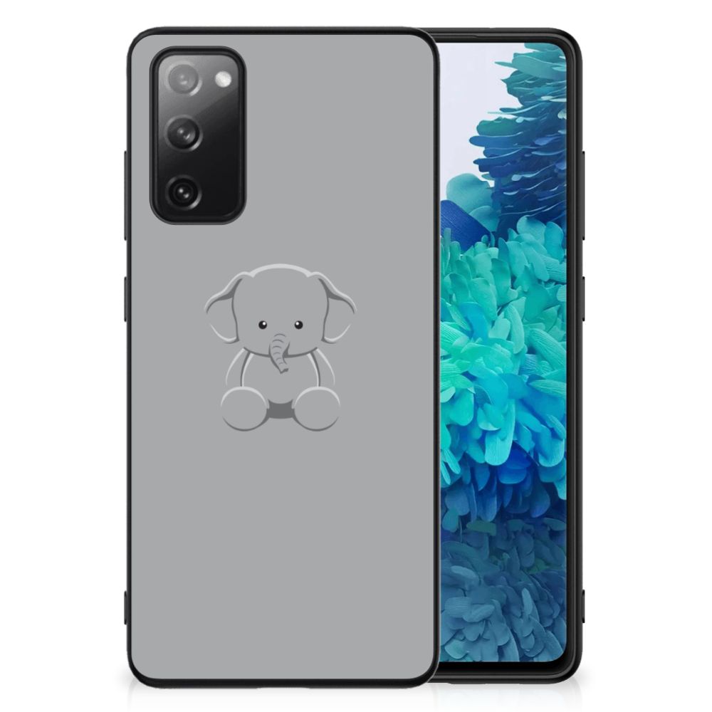 Samsung Galaxy S20 FE Hoesje Grijs Baby Olifant B2C Telecom