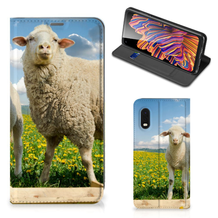 Samsung Xcover Pro Hoesje maken Schaap en Lammetje