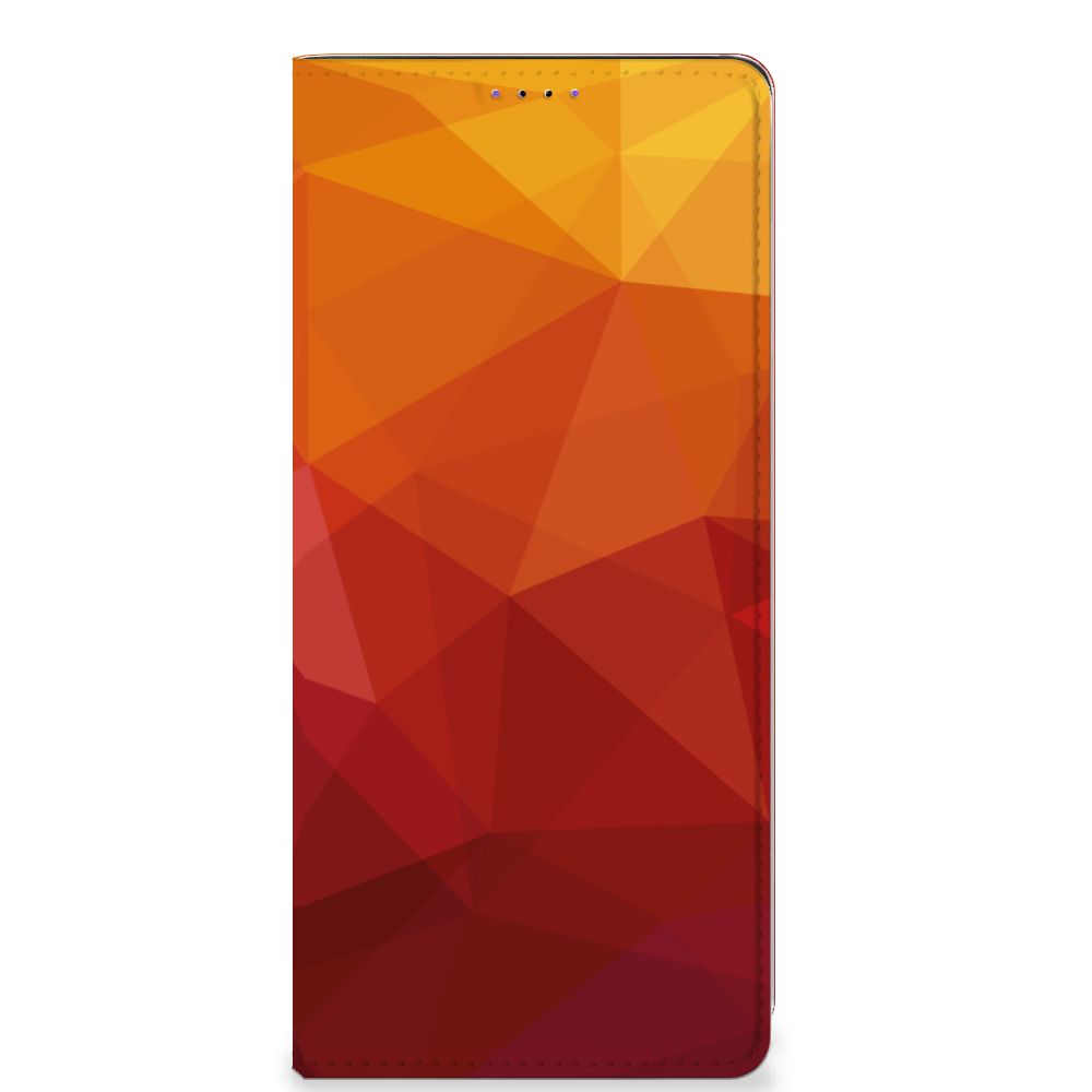 Stand Case voor Samsung Galaxy A22 5G Polygon Red - B2C Telecom