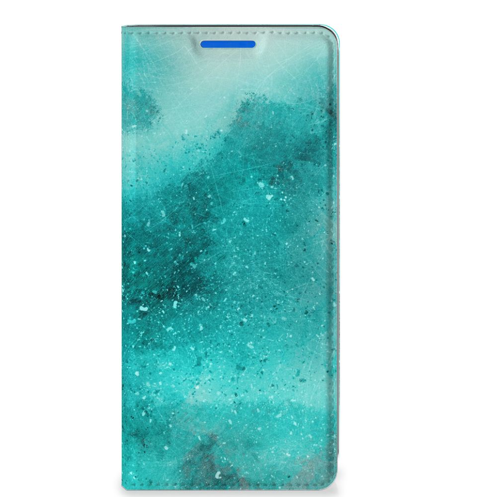Bookcase OPPO Reno 6 Pro Plus 5G Painting Blue - B2C Telecom