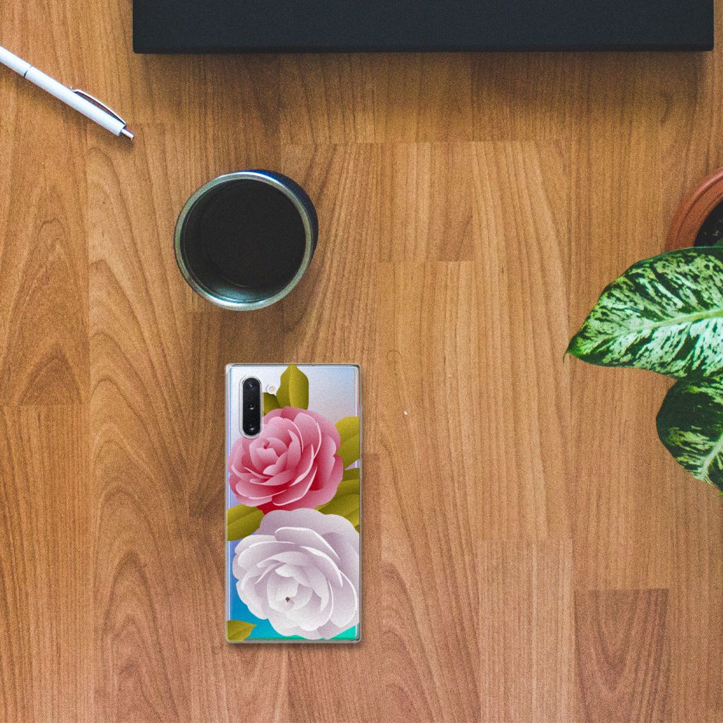 Samsung Galaxy Note 10 TPU Case Roses