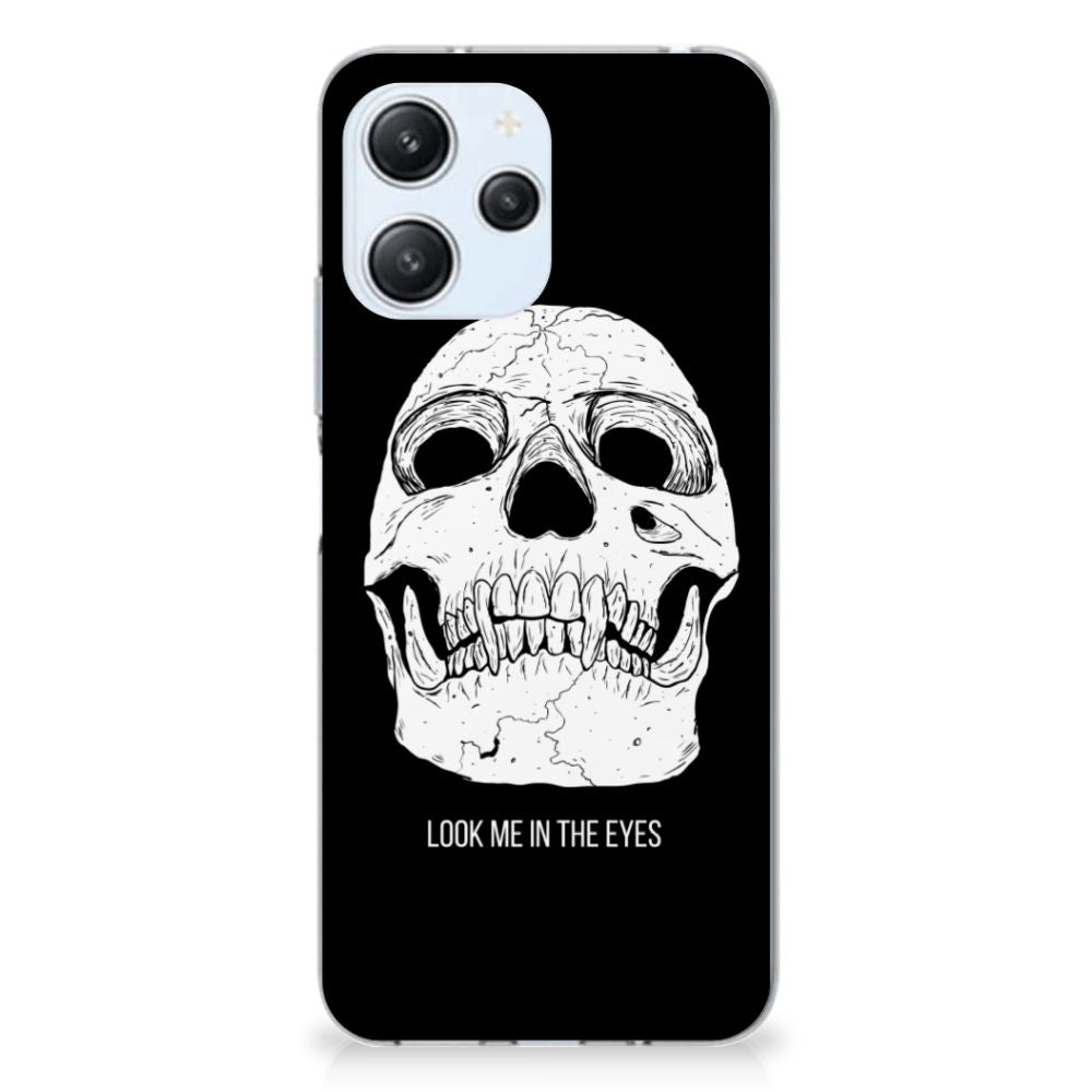 Silicone Back Case Xiaomi Redmi 12 4G Skull Eyes