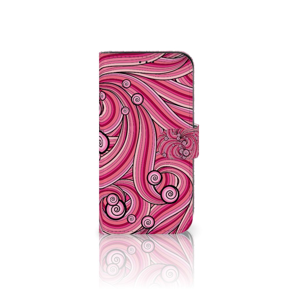 Apple iPhone 13 Hoesje Swirl Pink