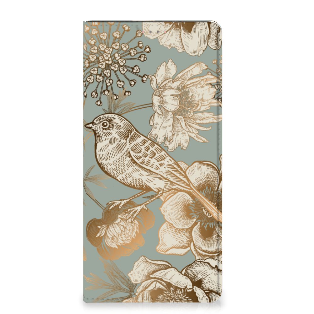 Smart Cover voor Samsung Galaxy A13 (4G) Vintage Bird Flowers - B2C Telecom