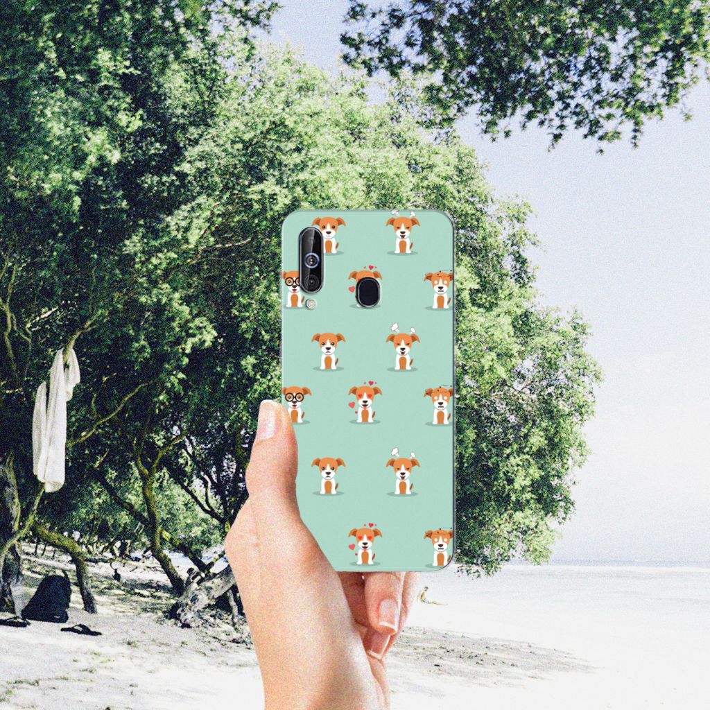 Samsung Galaxy A60 TPU Hoesje Pups