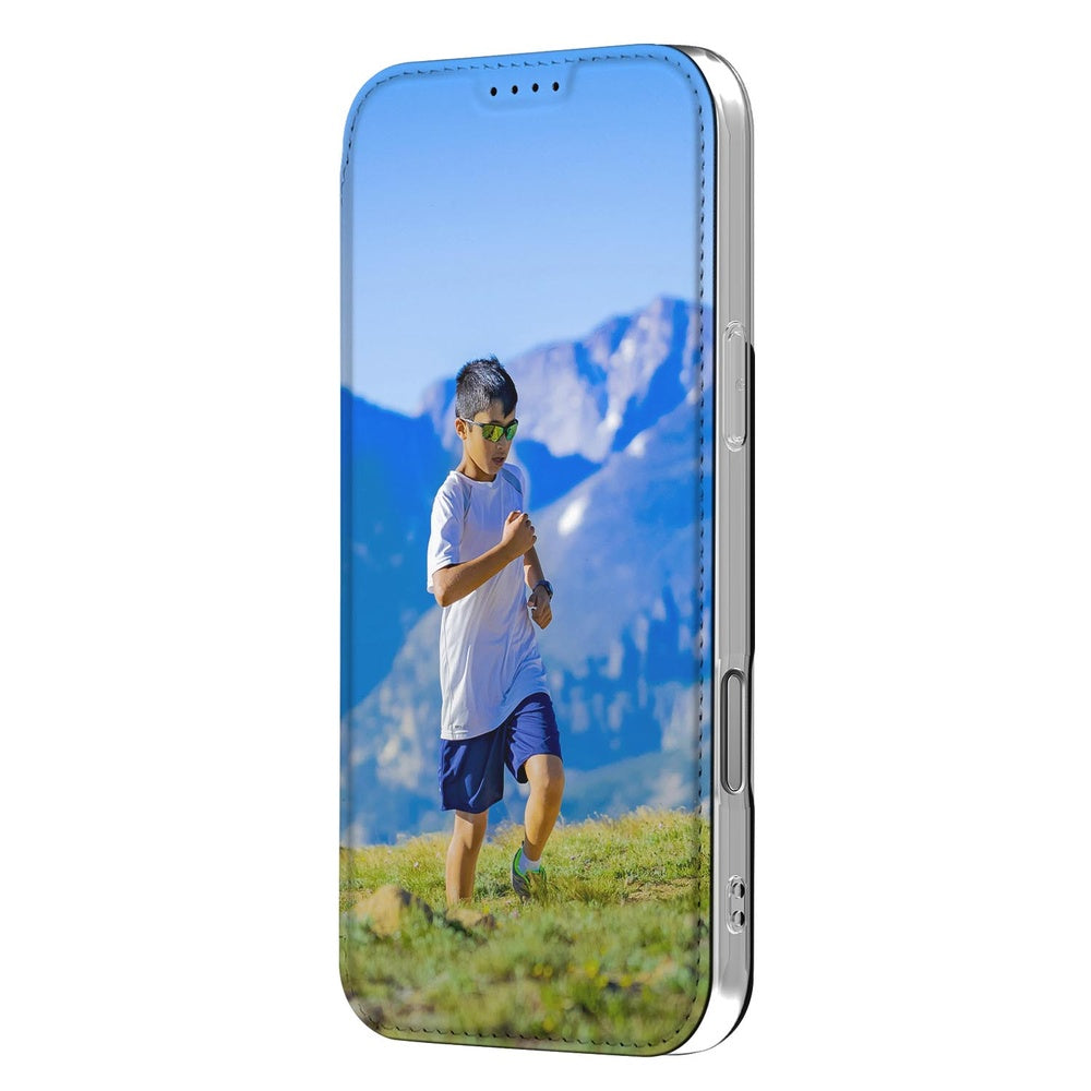 iPhone 17 Pro Max Slim Stand Case Hoesje Maken met Foto compact uniek aanzicht
