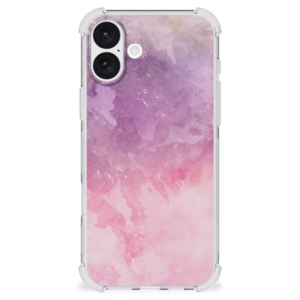 Back Cover iPhone 16 Plus Pink Purple Paint