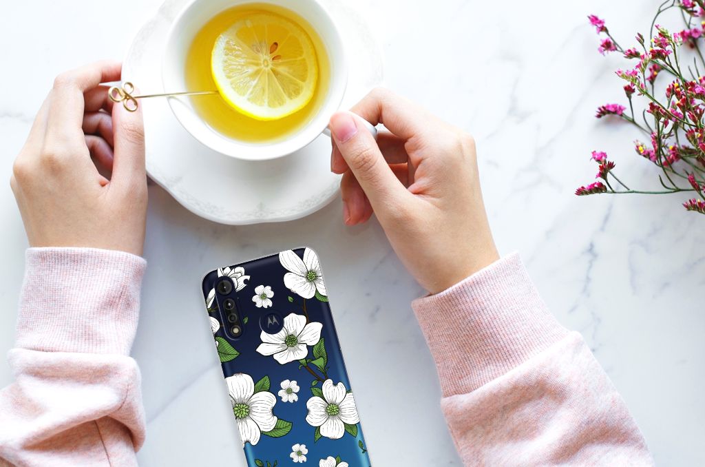 Motorola Moto G8 Power Lite TPU Case Dogwood Flowers B2C Telecom