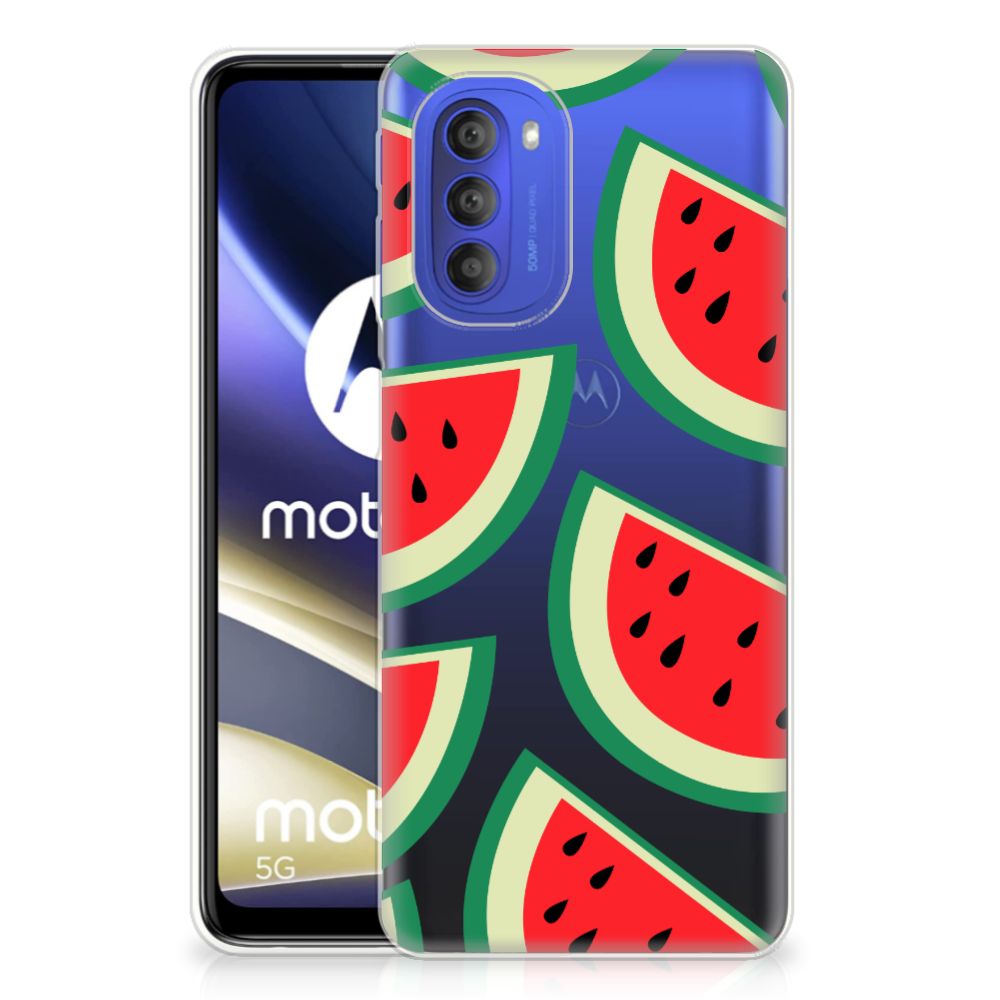 Motorola Moto G51 5G Siliconen Case Watermelons