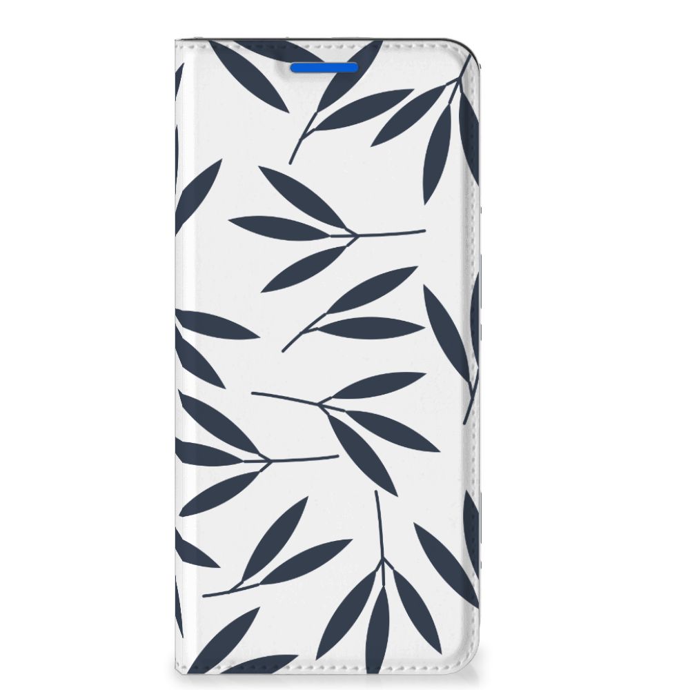 OPPO Reno6 5G Smart Cover Leaves Blue - B2C Telecom