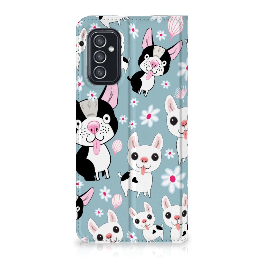 Samsung Galaxy M52 Hoesje maken Hondjes - B2C Telecom
