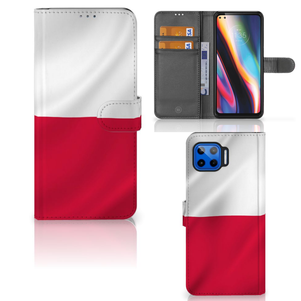 Motorola Moto G 5G Plus Bookstyle Case Polen