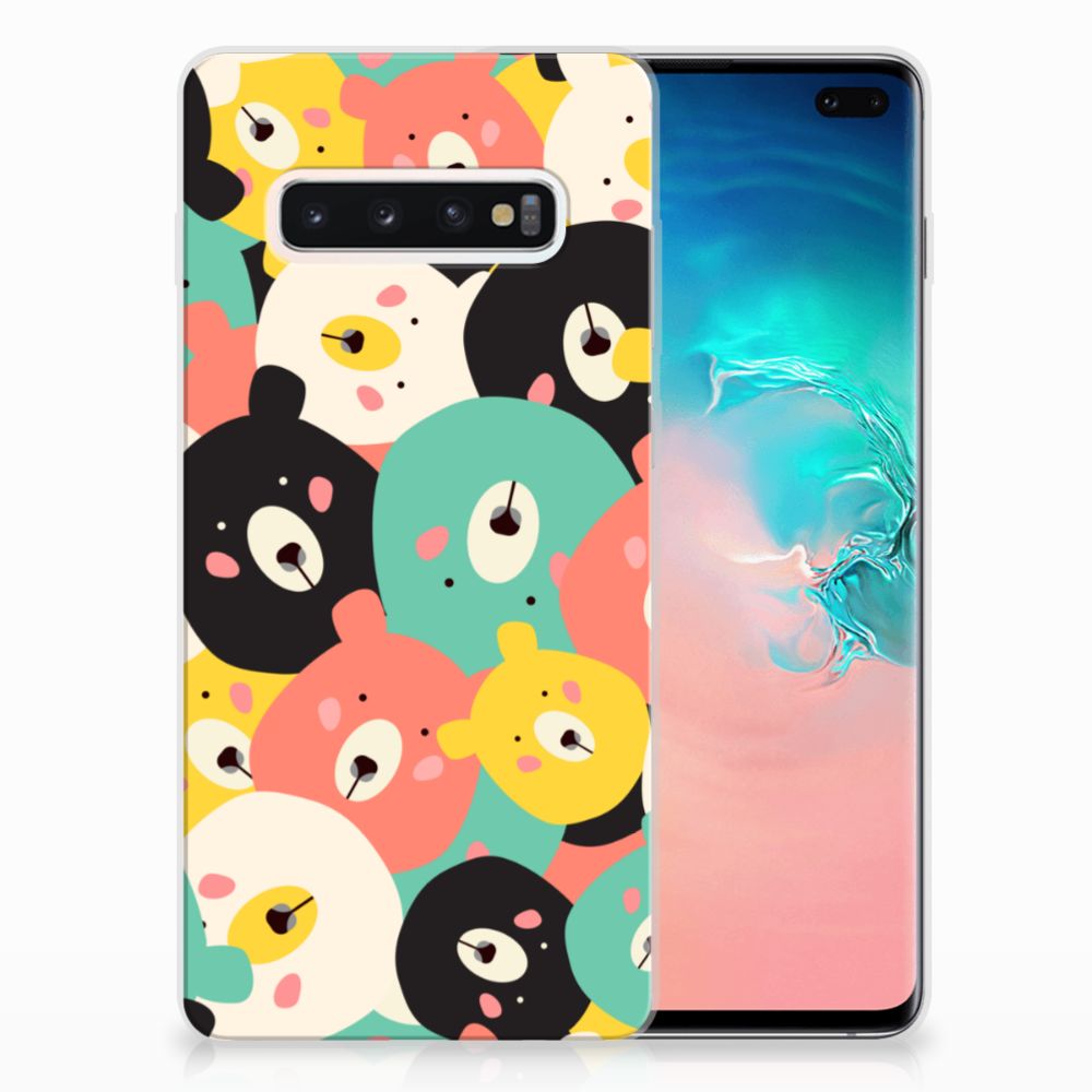 Samsung Galaxy S10 Plus Telefoonhoesje met Naam Bears