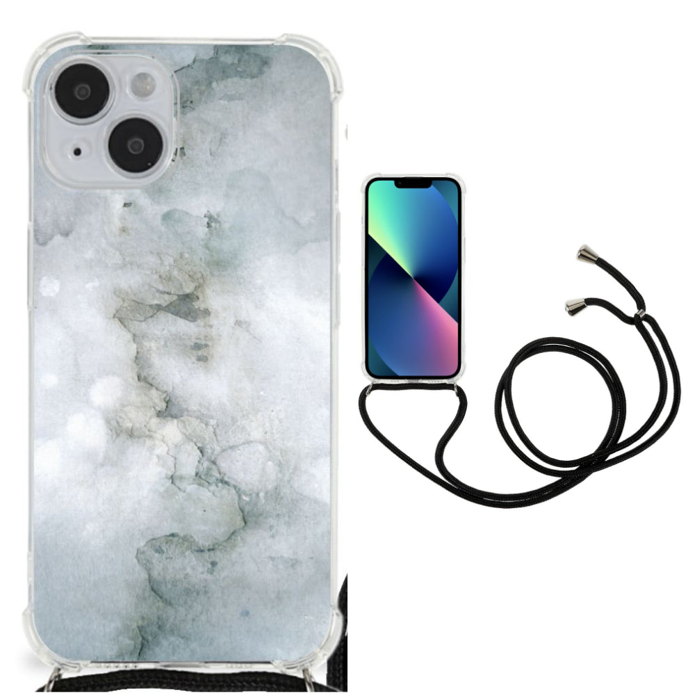 Back Cover iPhone 14 Painting Grey