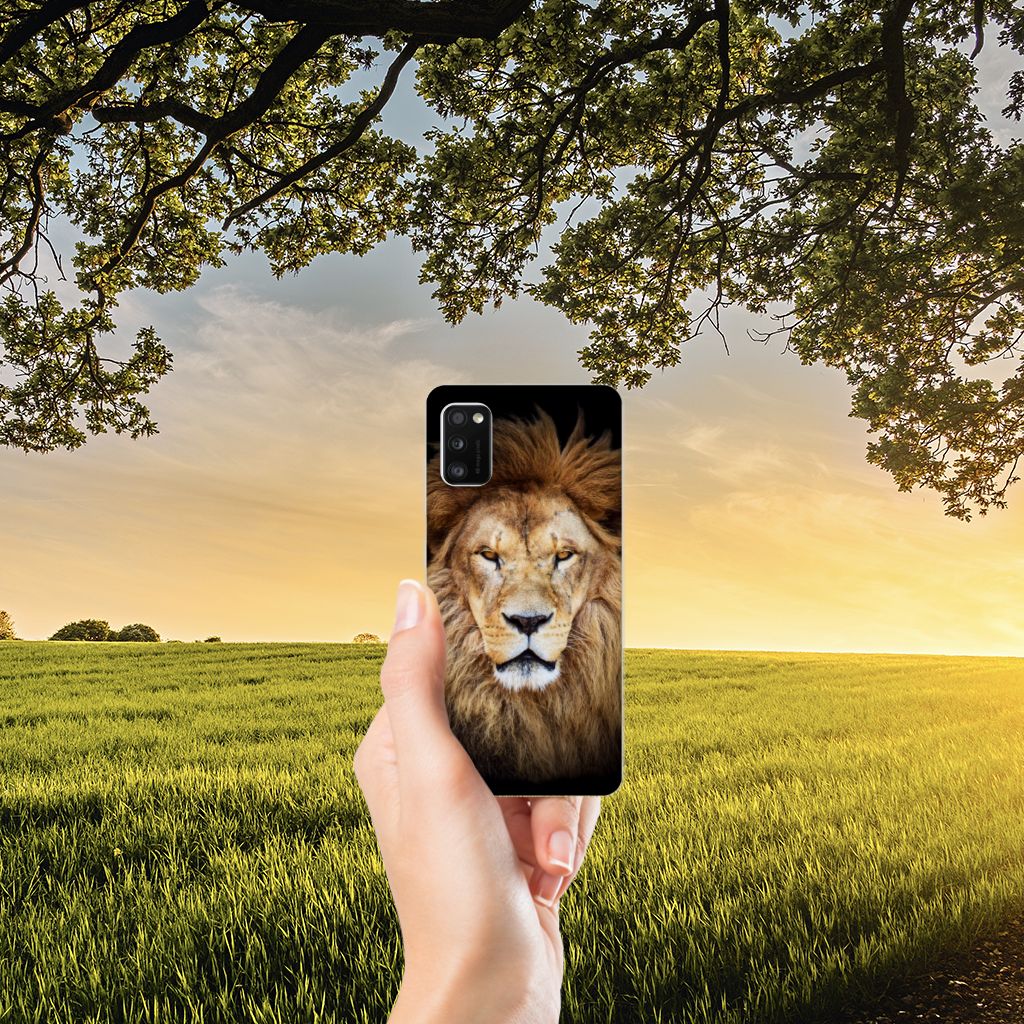 Samsung Galaxy A41 TPU Hoesje Leeuw B2C Telecom