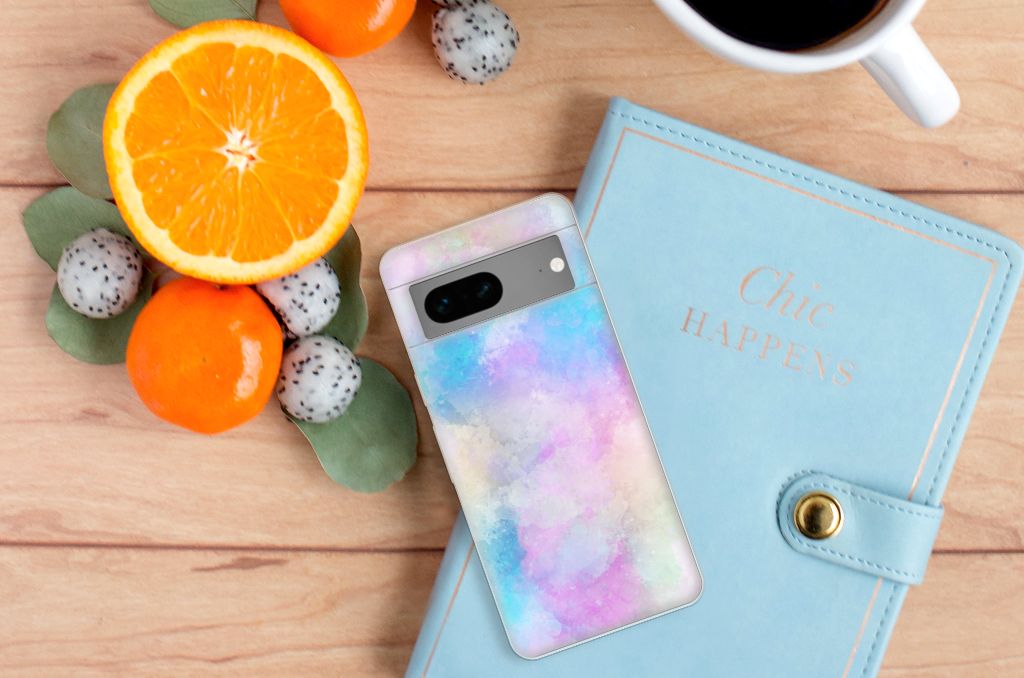 Hoesje maken Google Pixel 7 Watercolor Light