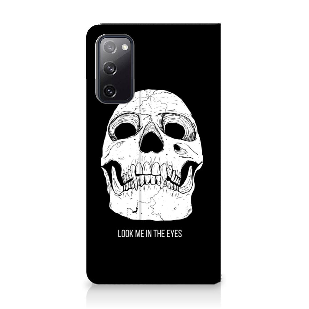 Mobiel BookCase Samsung Galaxy S20 FE Skull Eyes - B2C Telecom