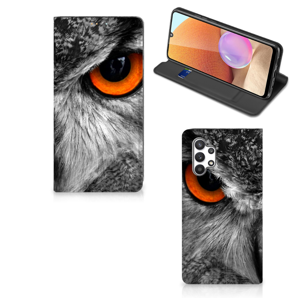 Samsung Galaxy A32 4G | A32 5G Enterprise Editie Hoesje maken Uil - B2C Telecom