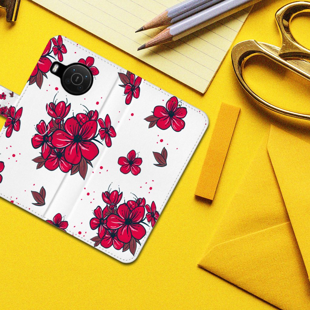 Nokia X10 | Nokia X20 Hoesje Blossom Red