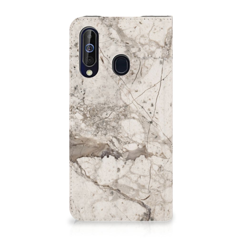 Samsung Galaxy A60 Standcase Marmer Beige