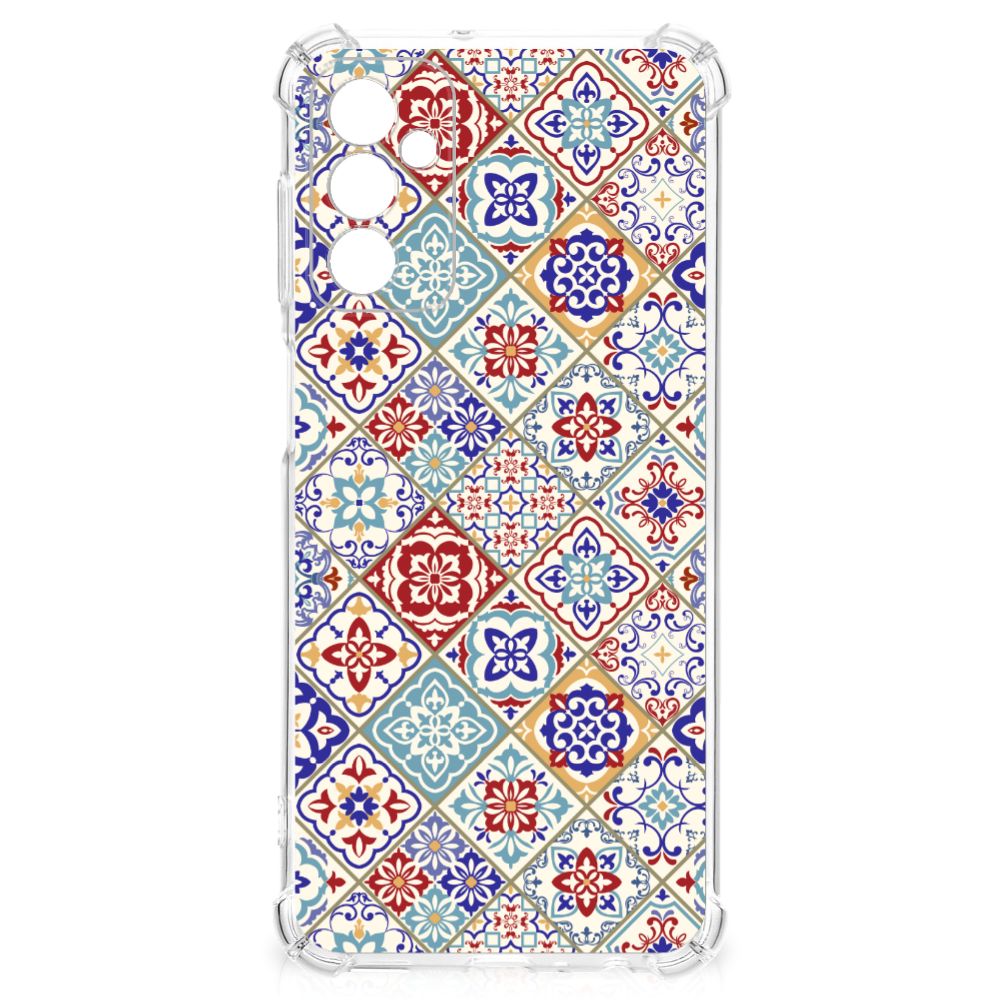 Samsung Galaxy M13 4G | M23 Anti-Shock Hoesje Tiles Color