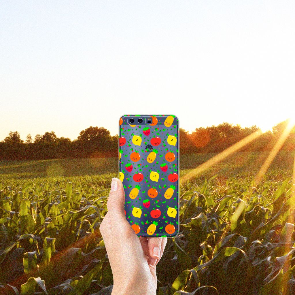 Huawei P10 Plus Siliconen Case Fruits