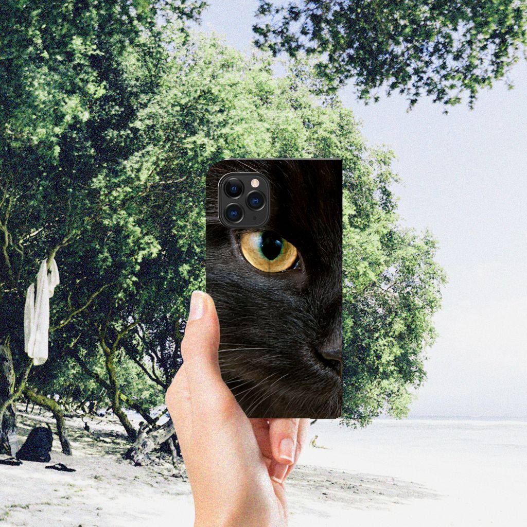 Apple iPhone 11 Pro Hoesje maken Zwarte Kat