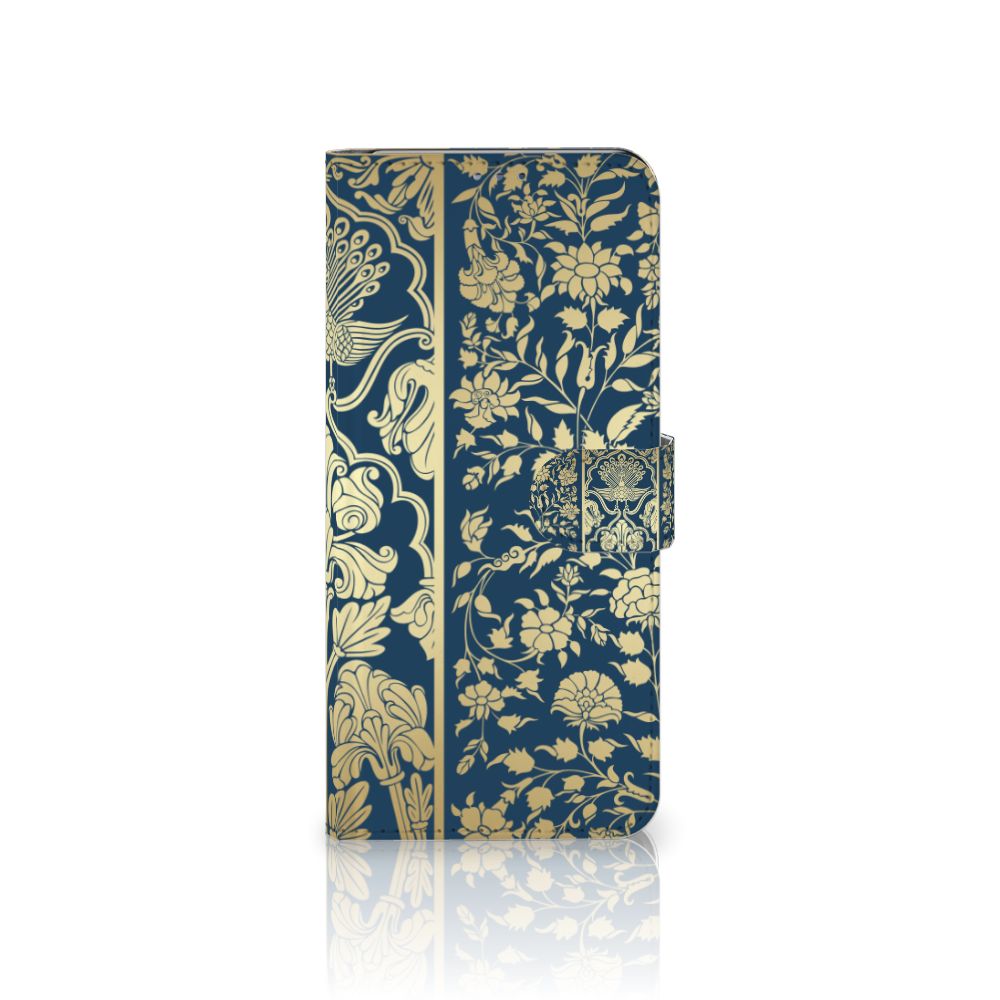 Motorola Moto G 5G Plus Hoesje Beige Flowers