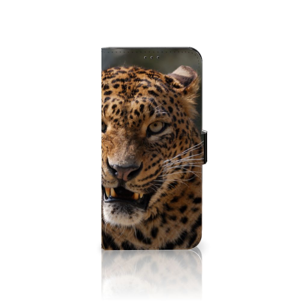 Samsung Galaxy Xcover 6 Pro Telefoonhoesje met Pasjes Luipaard