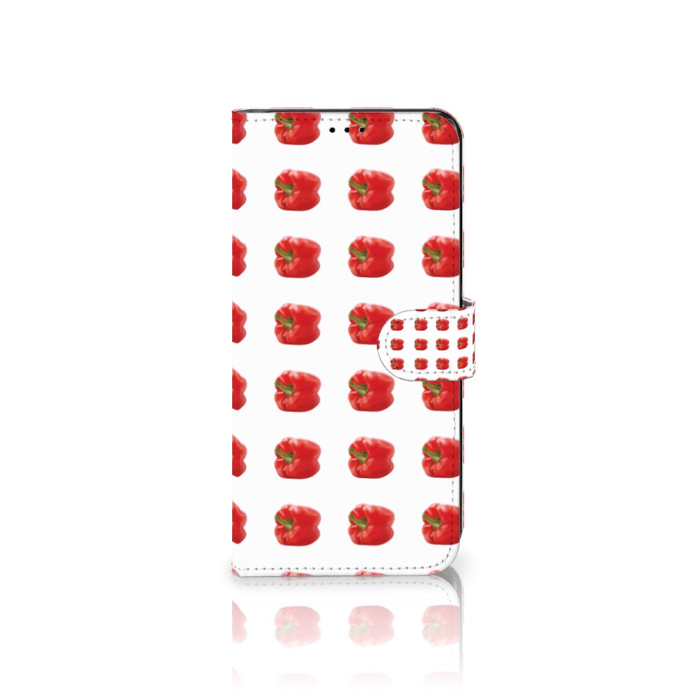 Motorola Edge 30 Pro Book Cover Paprika Red
