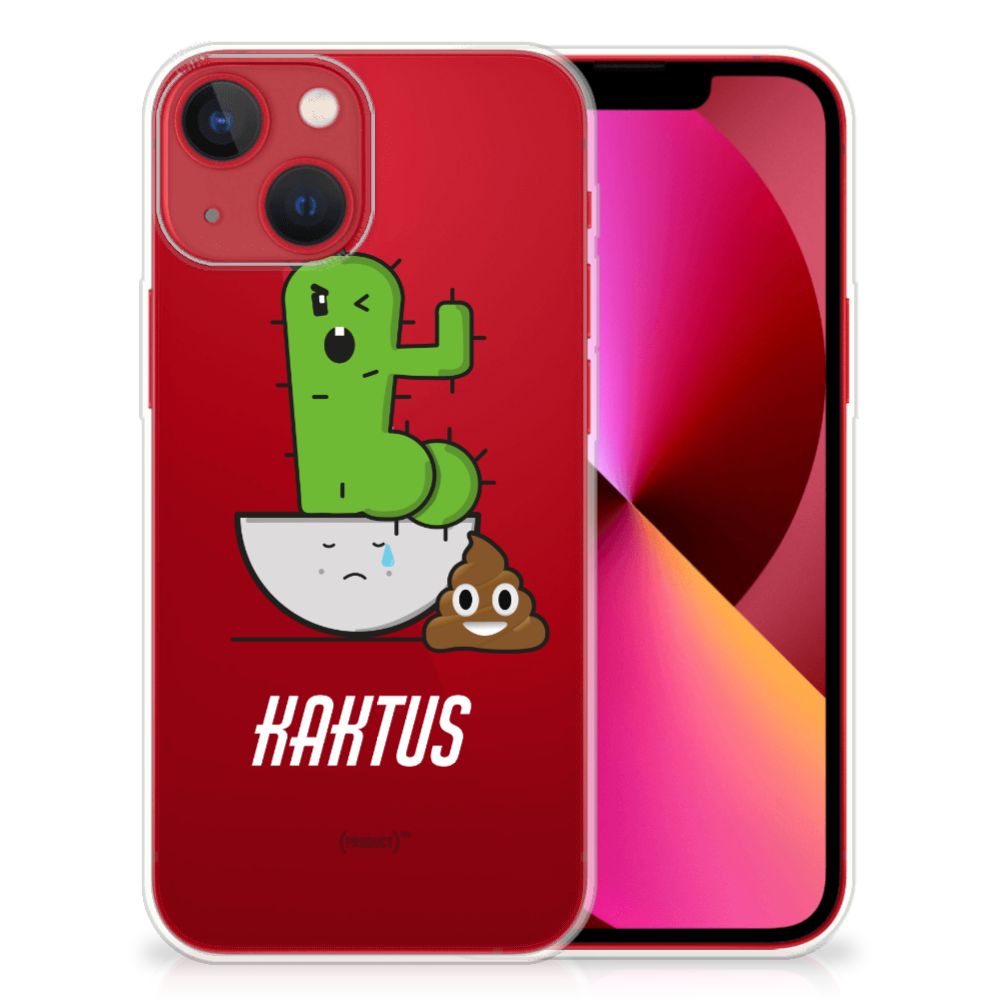 Apple iPhone 13 Telefoonhoesje met Naam Cactus Poo B2C Telecom