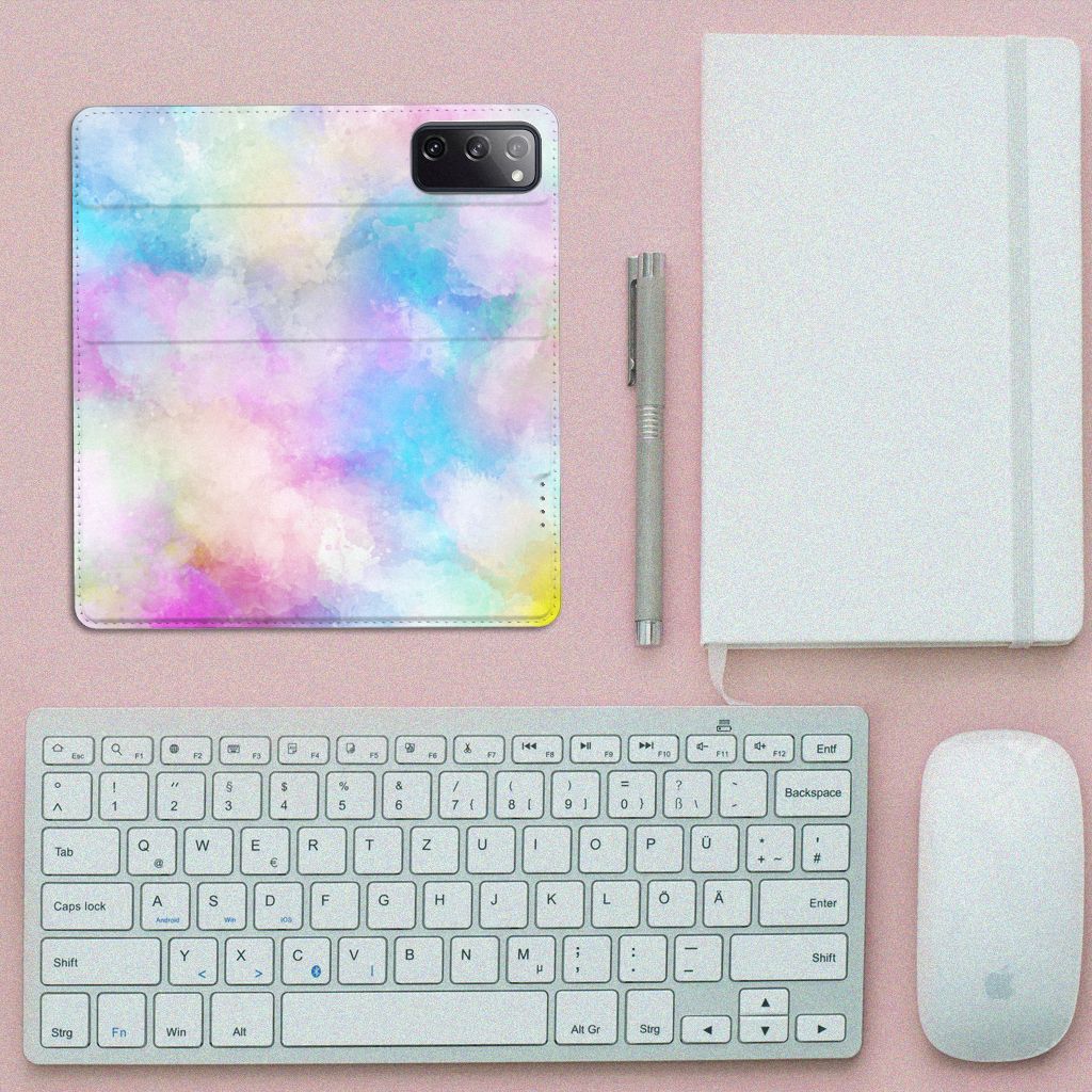 Bookcase Samsung Galaxy S20 FE Watercolor Light - B2C Telecom